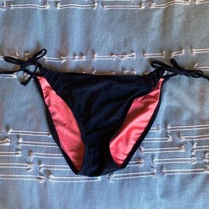 Black Victoria’s Secret String Bikini Bottoms
